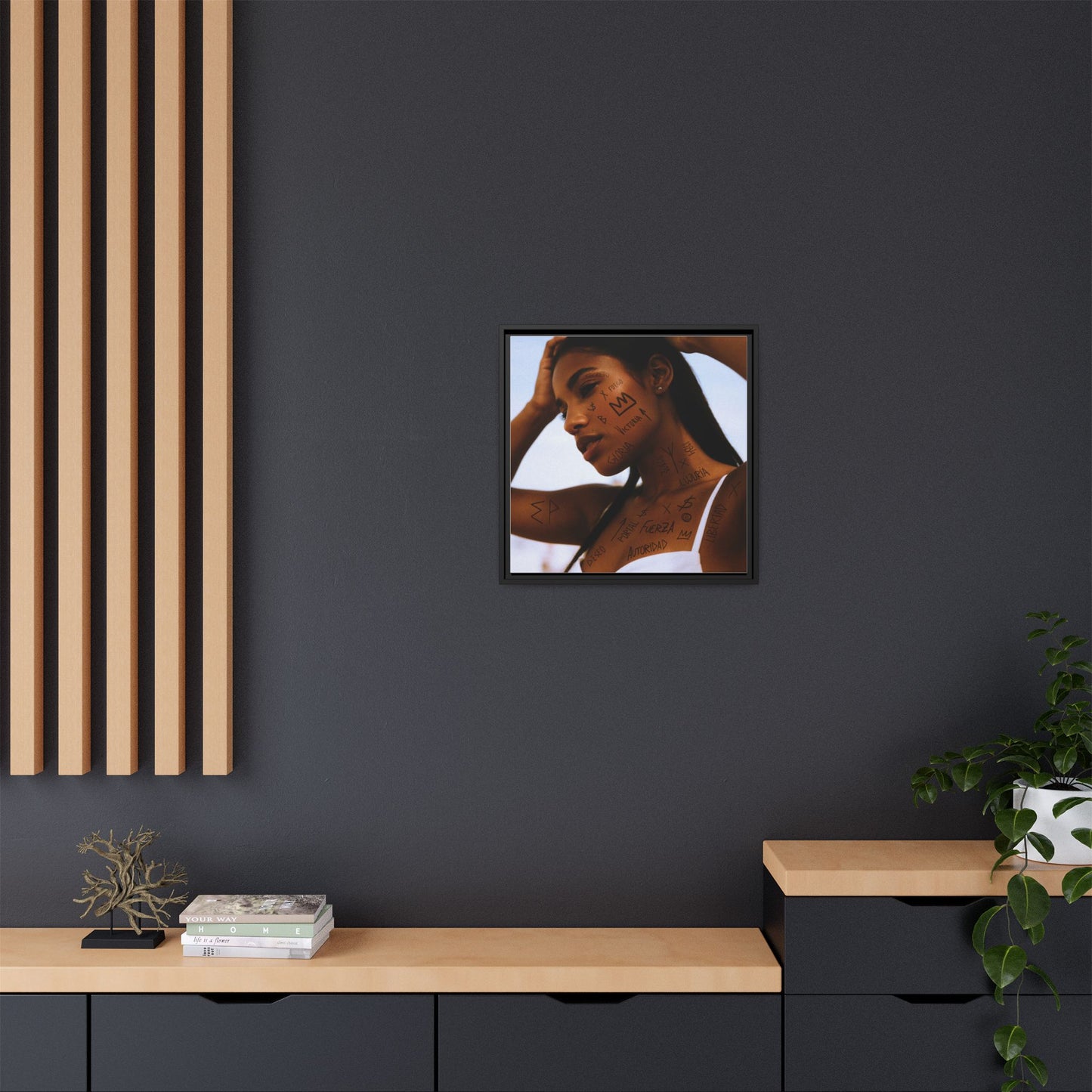 Framed Art Print, Bohemian Home Decor, Ethnic Wall Art, Unique Gifts for Her, Modern Aesthetic Artwork, Inspirational Decor