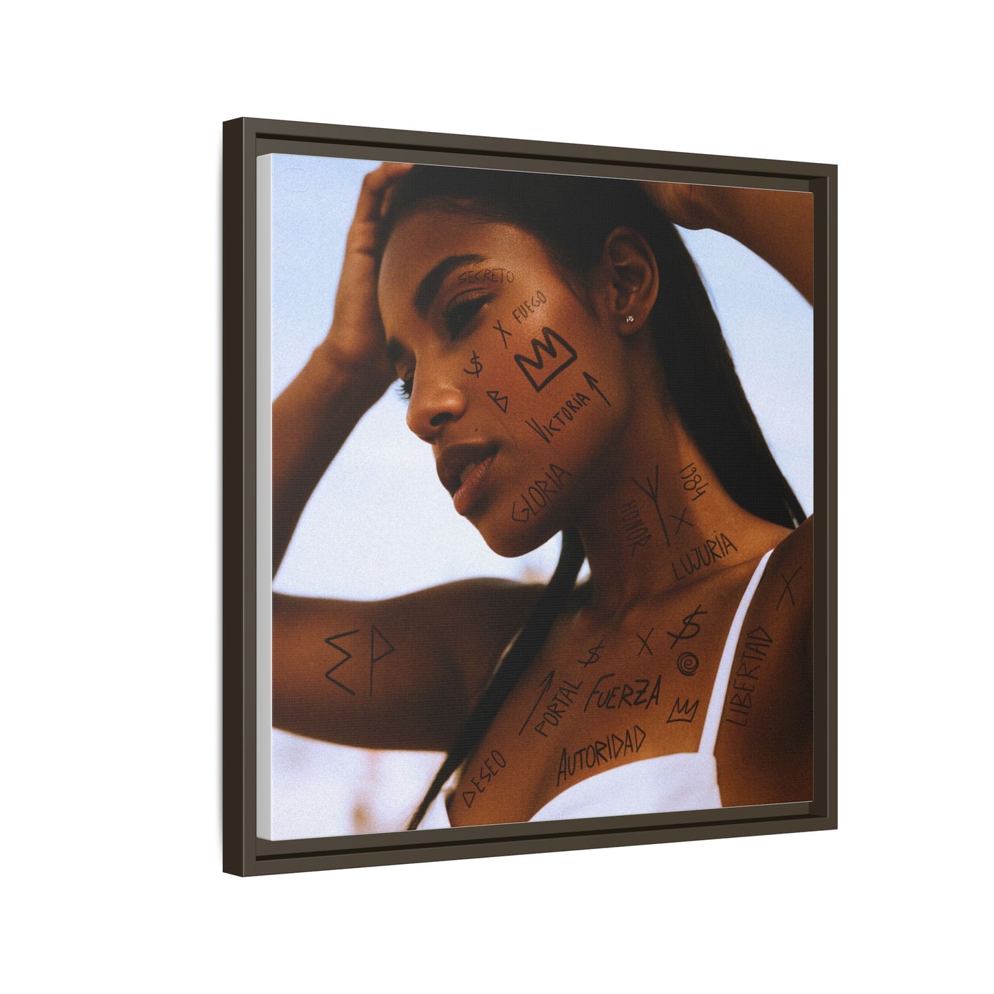 Framed Art Print, Bohemian Home Decor, Ethnic Wall Art, Unique Gifts for Her, Modern Aesthetic Artwork, Inspirational Decor