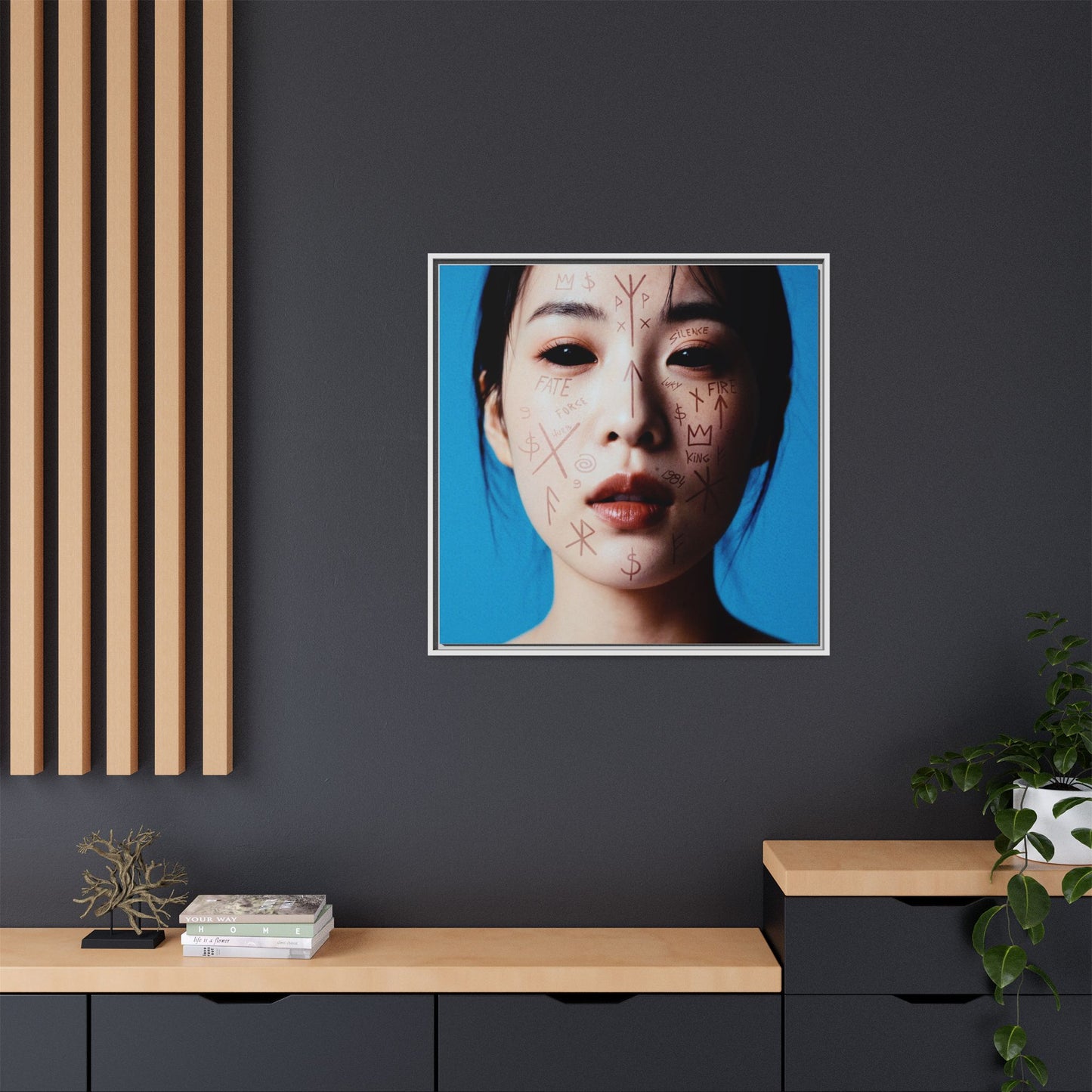 Framed Art Print, Modern Wall Decor, Abstract Home Decoration, Unique Gift Idea, Art for Living Room, Creative Wall Art