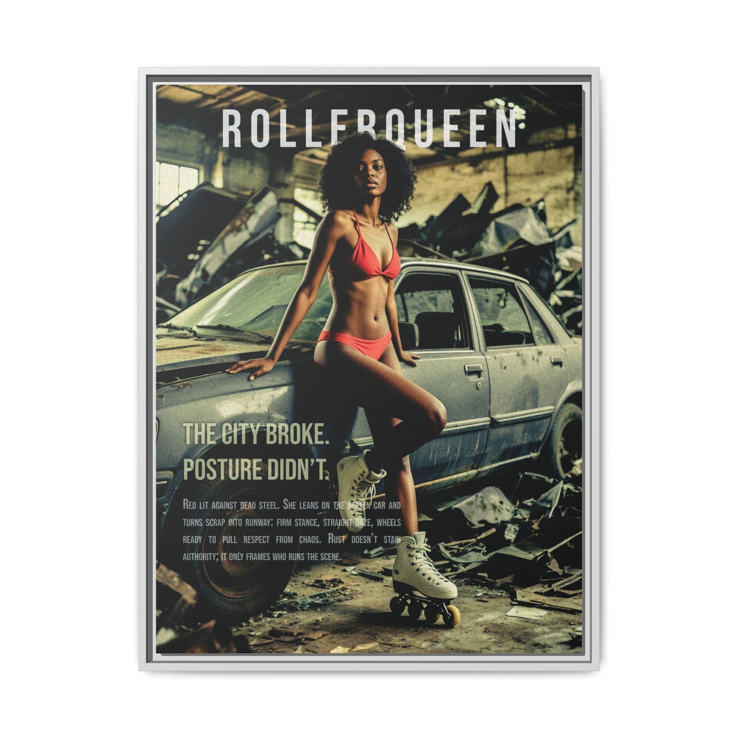 Urban Roller Queen Art Print, Graphic Wall Decor for Dance Lovers, Skate Culture Home Decor, Gift for Dancers and Athletes, Unique [...]