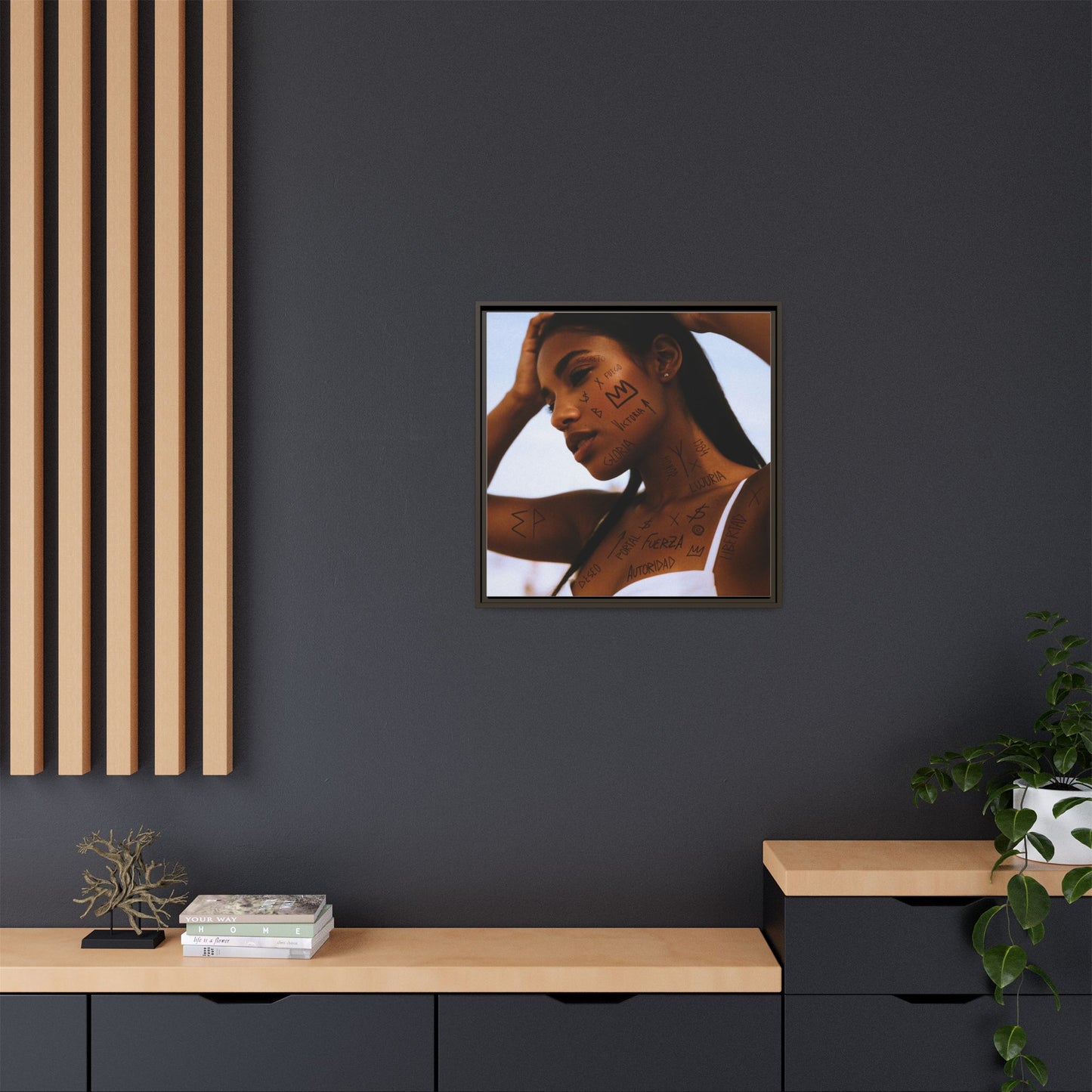 Framed Art Print, Bohemian Home Decor, Ethnic Wall Art, Unique Gifts for Her, Modern Aesthetic Artwork, Inspirational Decor