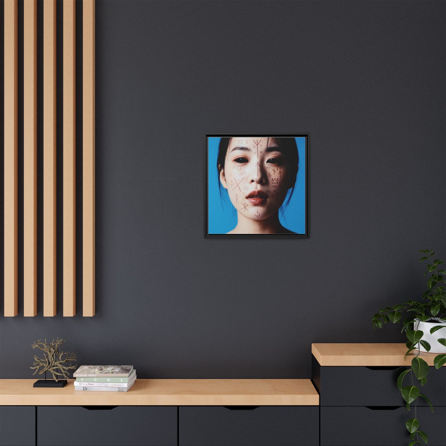 Framed Art Print, Modern Wall Decor, Abstract Home Decoration, Unique Gift Idea, Art for Living Room, Creative Wall Art