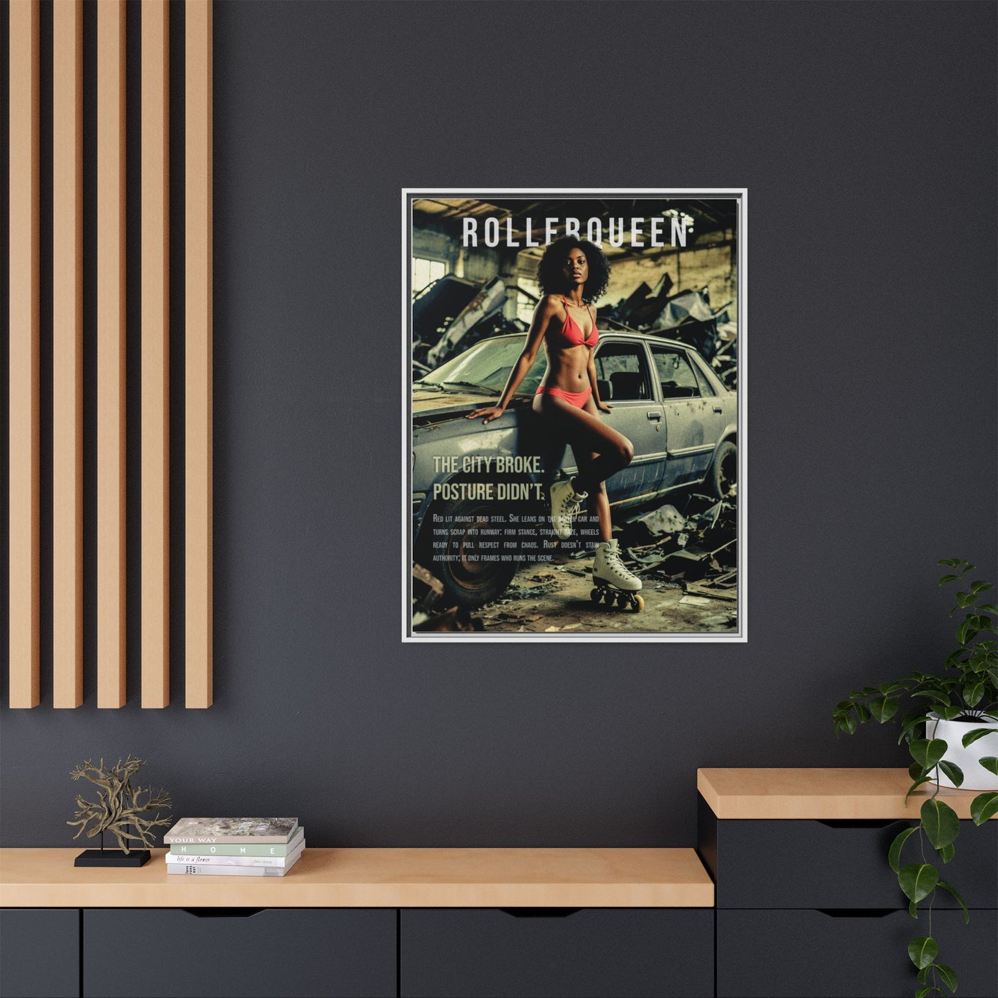 Urban Roller Queen Art Print, Graphic Wall Decor for Dance Lovers, Skate Culture Home Decor, Gift for Dancers and Athletes, Unique [...]