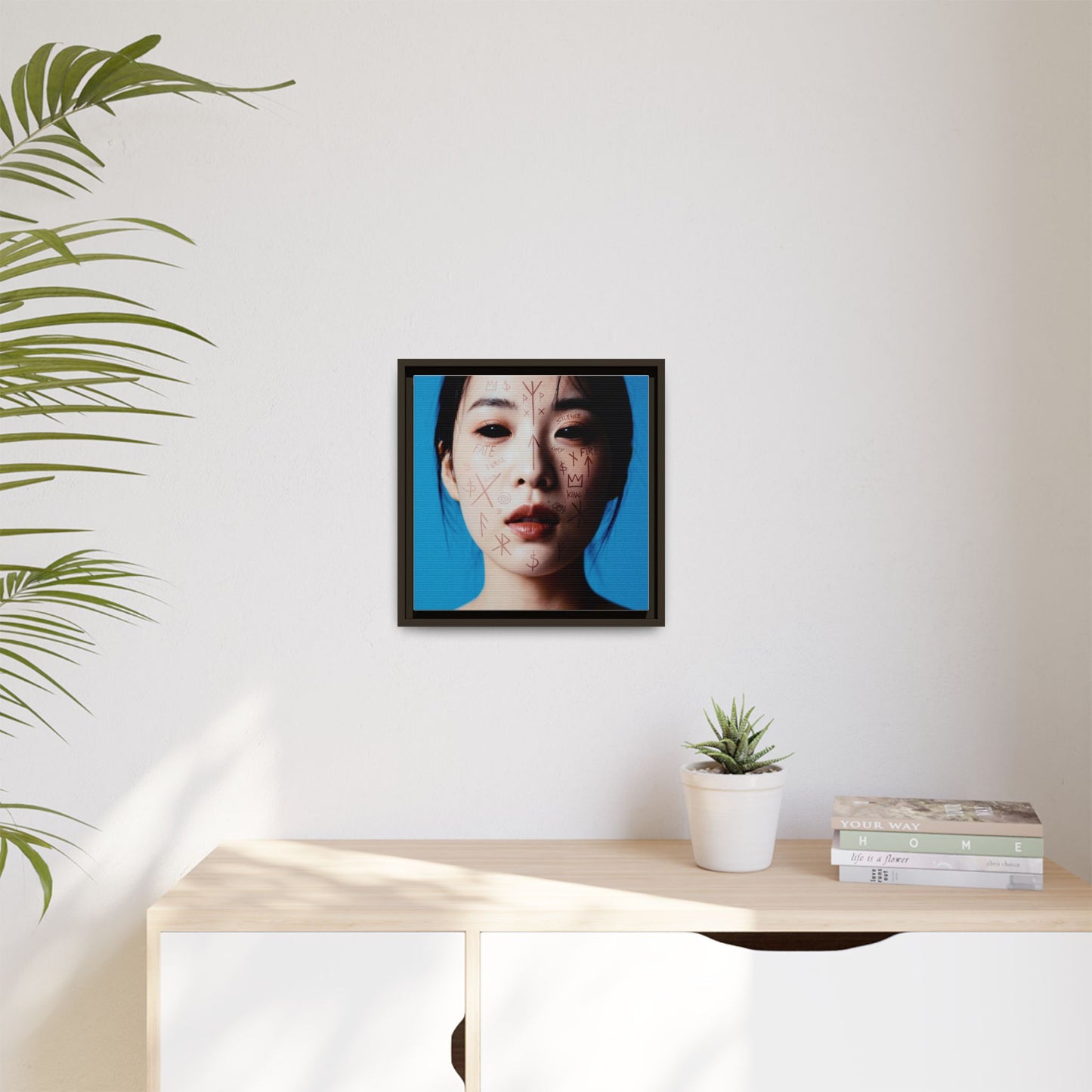 Framed Art Print, Modern Wall Decor, Abstract Home Decoration, Unique Gift Idea, Art for Living Room, Creative Wall Art