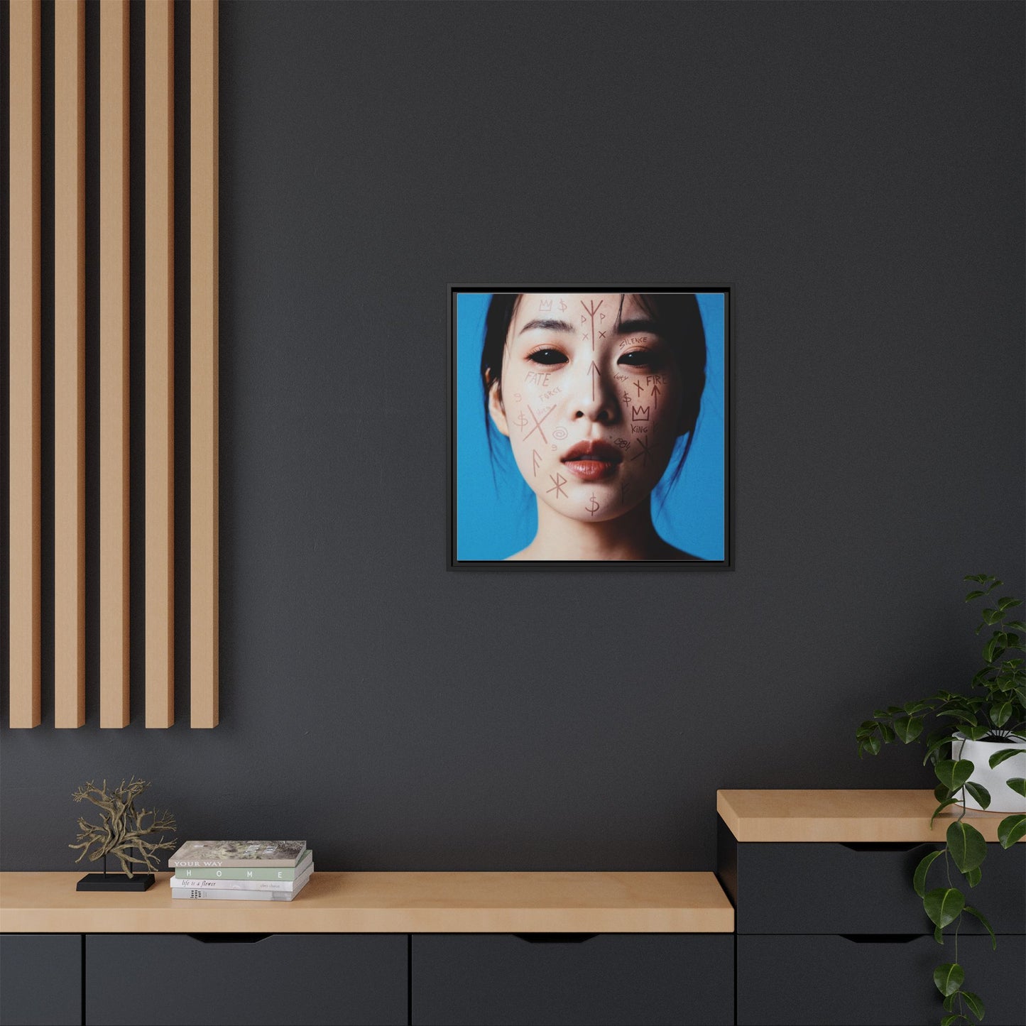 Framed Art Print, Modern Wall Decor, Abstract Home Decoration, Unique Gift Idea, Art for Living Room, Creative Wall Art