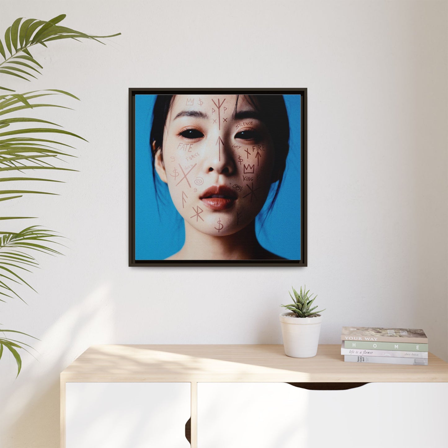Framed Art Print, Modern Wall Decor, Abstract Home Decoration, Unique Gift Idea, Art for Living Room, Creative Wall Art