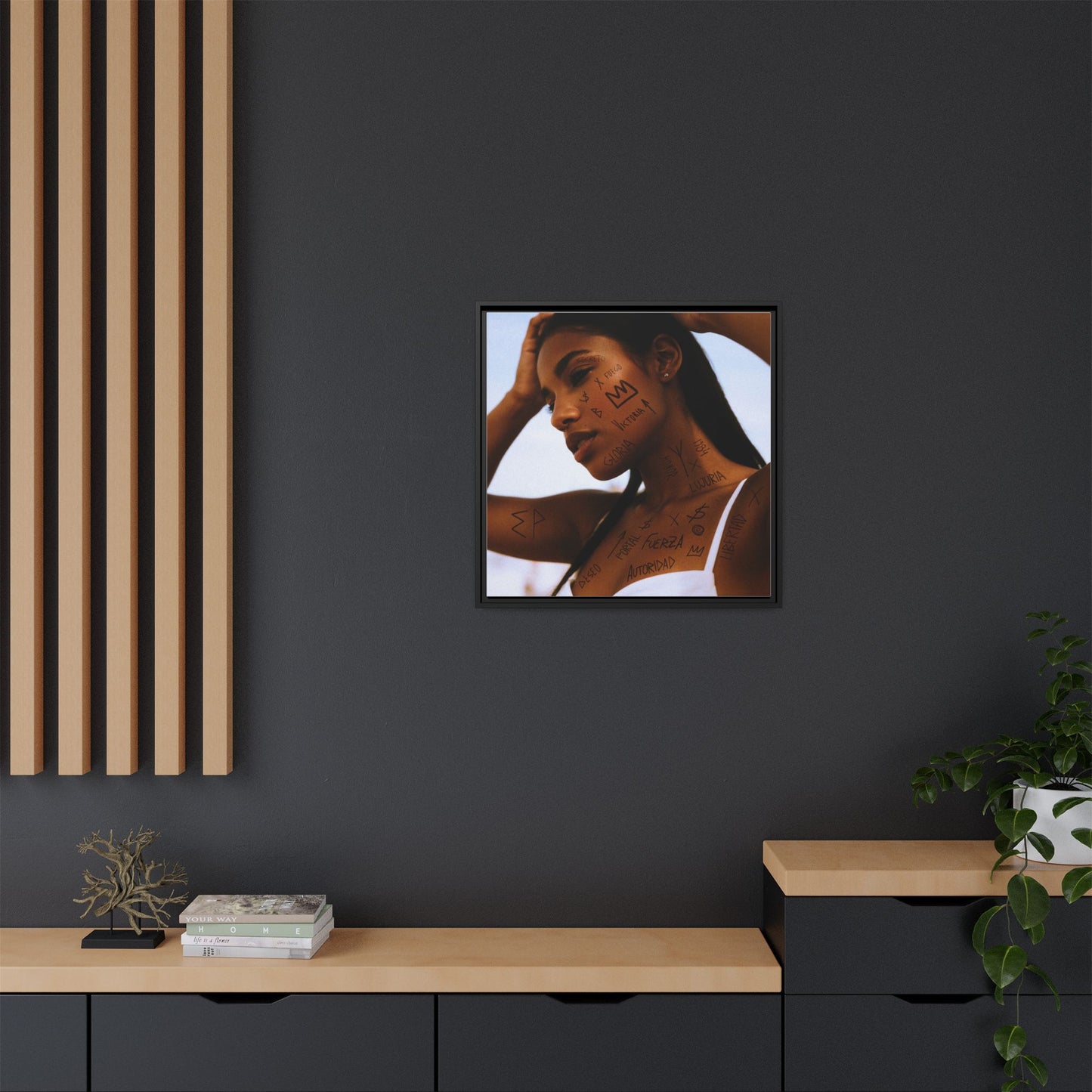 Framed Art Print, Bohemian Home Decor, Ethnic Wall Art, Unique Gifts for Her, Modern Aesthetic Artwork, Inspirational Decor