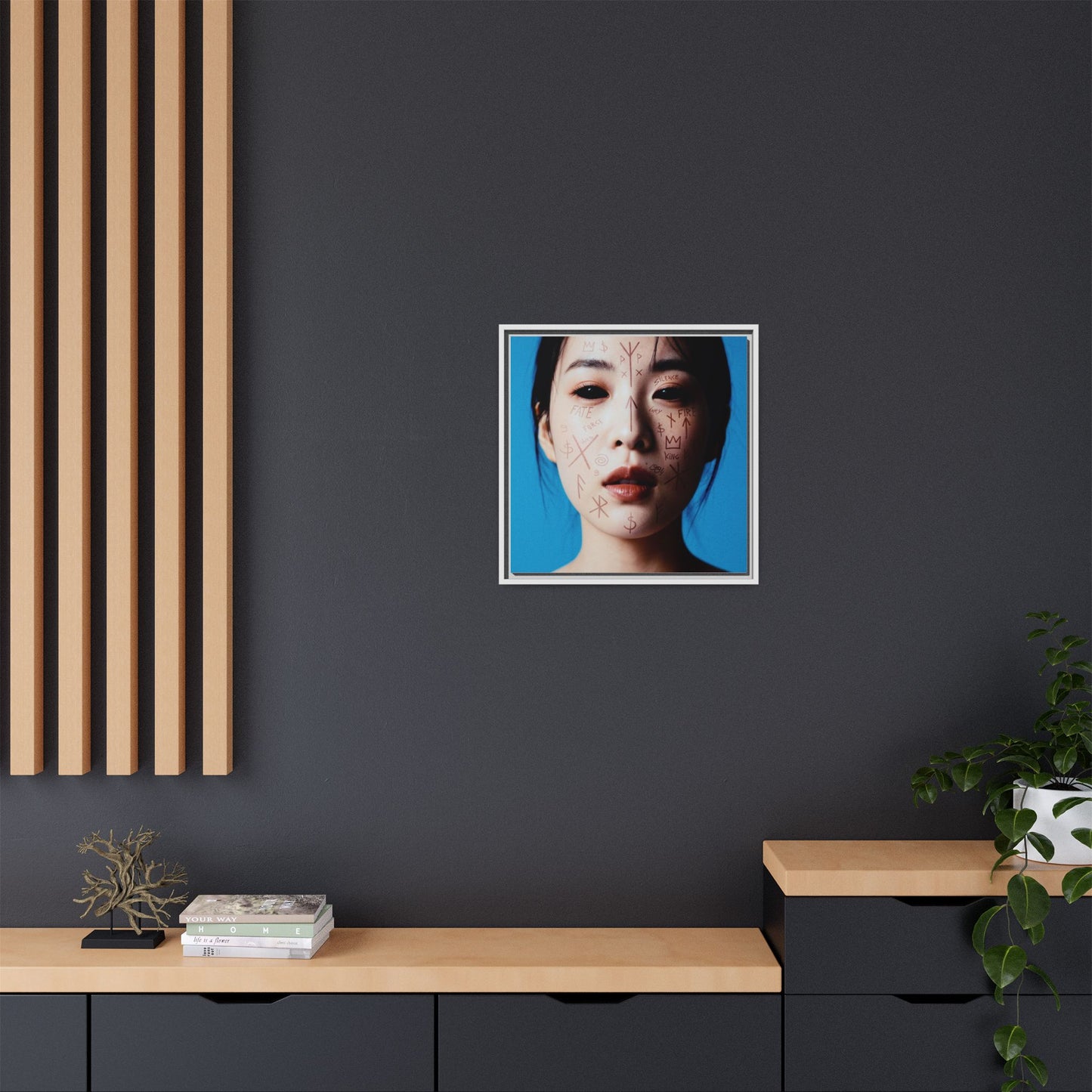 Framed Art Print, Modern Wall Decor, Abstract Home Decoration, Unique Gift Idea, Art for Living Room, Creative Wall Art