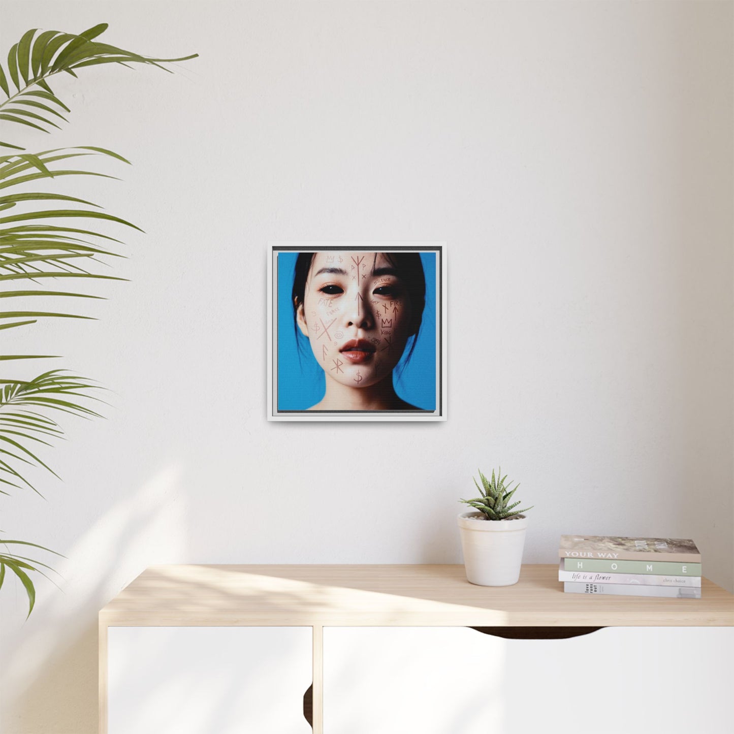 Framed Art Print, Modern Wall Decor, Abstract Home Decoration, Unique Gift Idea, Art for Living Room, Creative Wall Art
