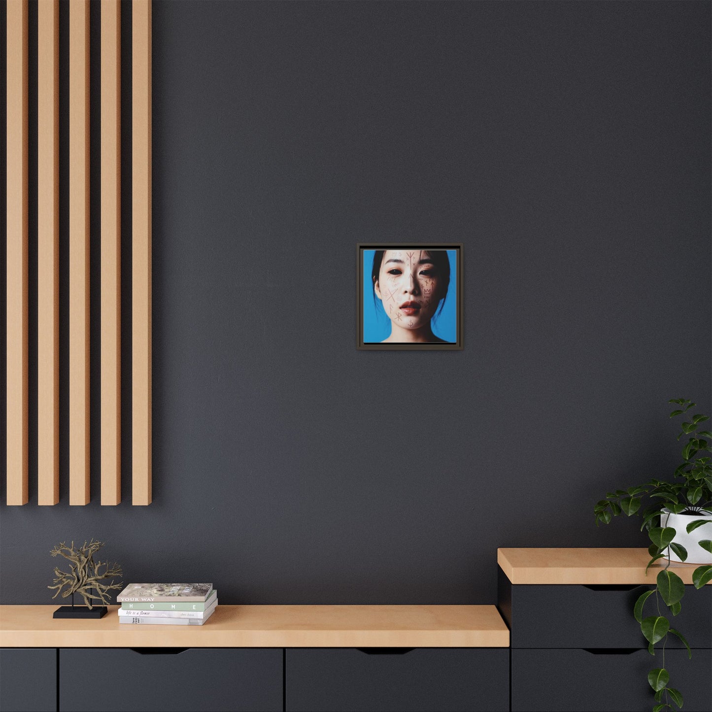 Framed Art Print, Modern Wall Decor, Abstract Home Decoration, Unique Gift Idea, Art for Living Room, Creative Wall Art