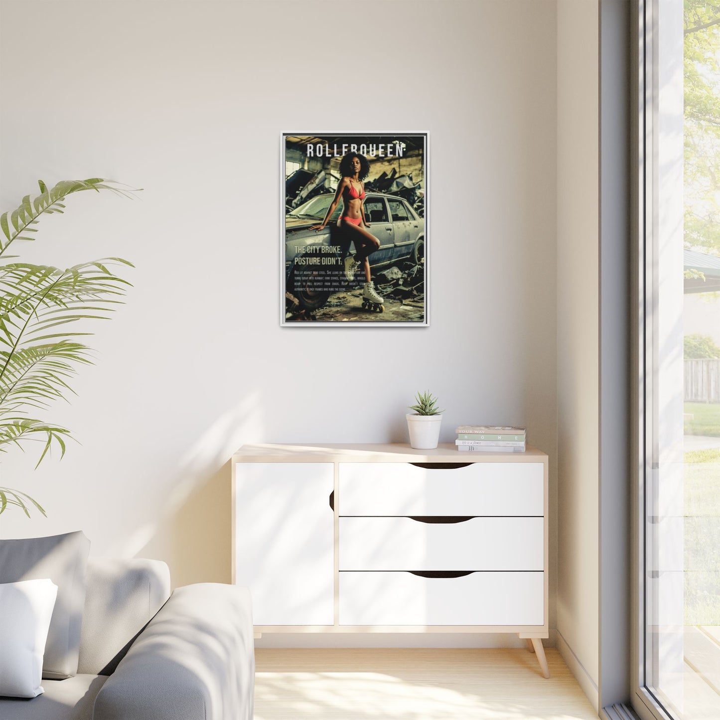 Urban Roller Queen Art Print, Graphic Wall Decor for Dance Lovers, Skate Culture Home Decor, Gift for Dancers and Athletes, Unique [...]