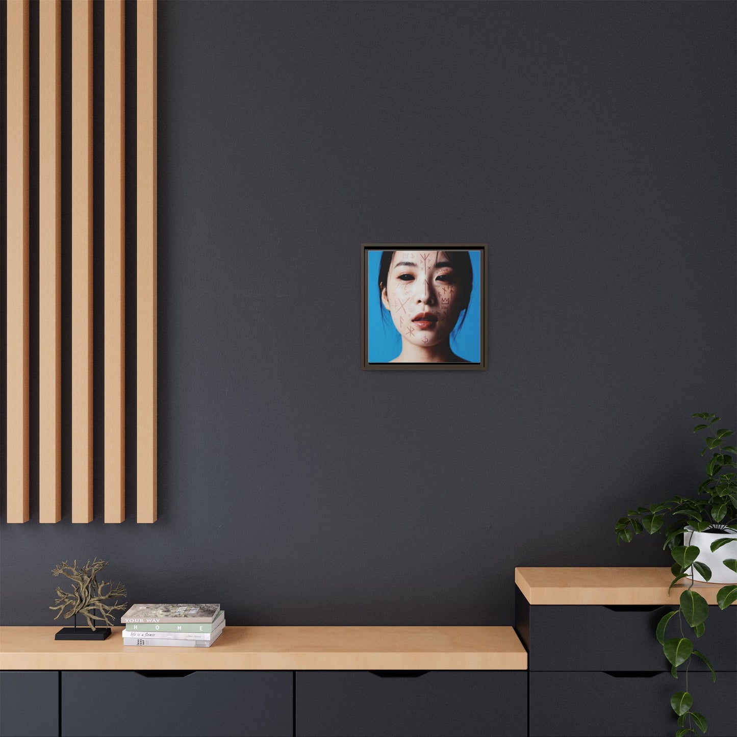 Framed Art Print, Modern Wall Decor, Abstract Home Decoration, Unique Gift Idea, Art for Living Room, Creative Wall Art