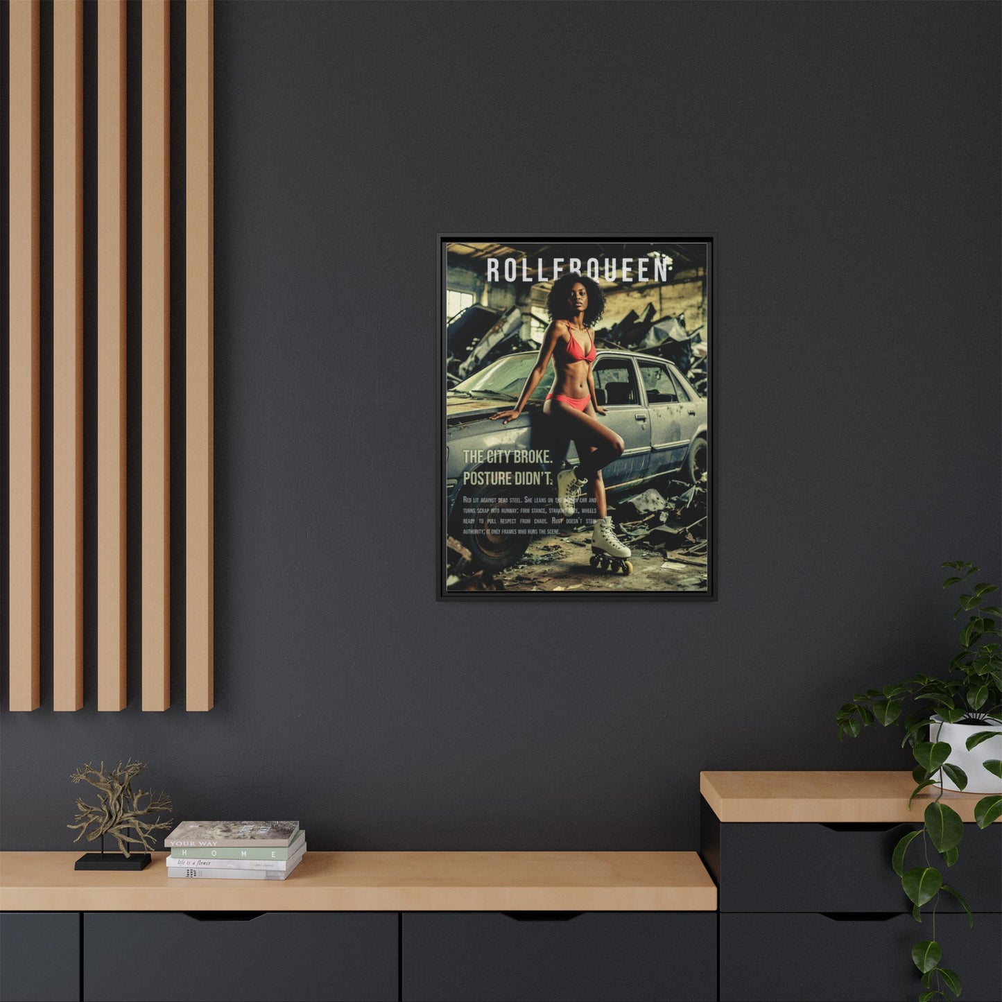 Urban Roller Queen Art Print, Graphic Wall Decor for Dance Lovers, Skate Culture Home Decor, Gift for Dancers and Athletes, Unique [...]