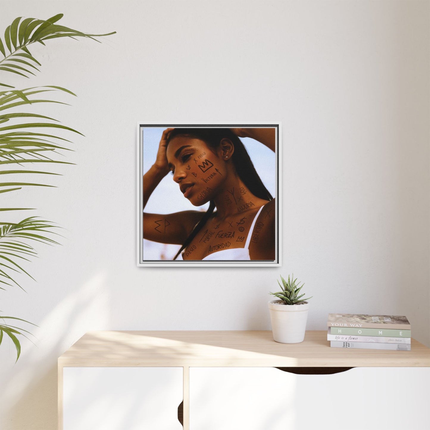 Framed Art Print, Bohemian Home Decor, Ethnic Wall Art, Unique Gifts for Her, Modern Aesthetic Artwork, Inspirational Decor