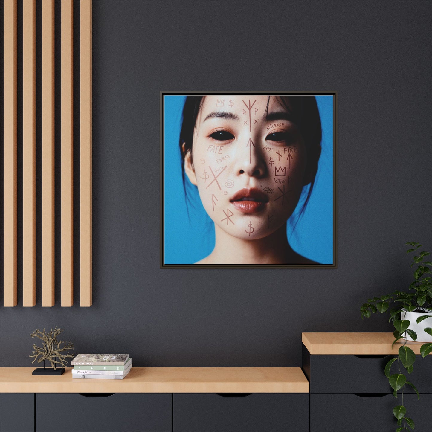 Framed Art Print, Modern Wall Decor, Abstract Home Decoration, Unique Gift Idea, Art for Living Room, Creative Wall Art